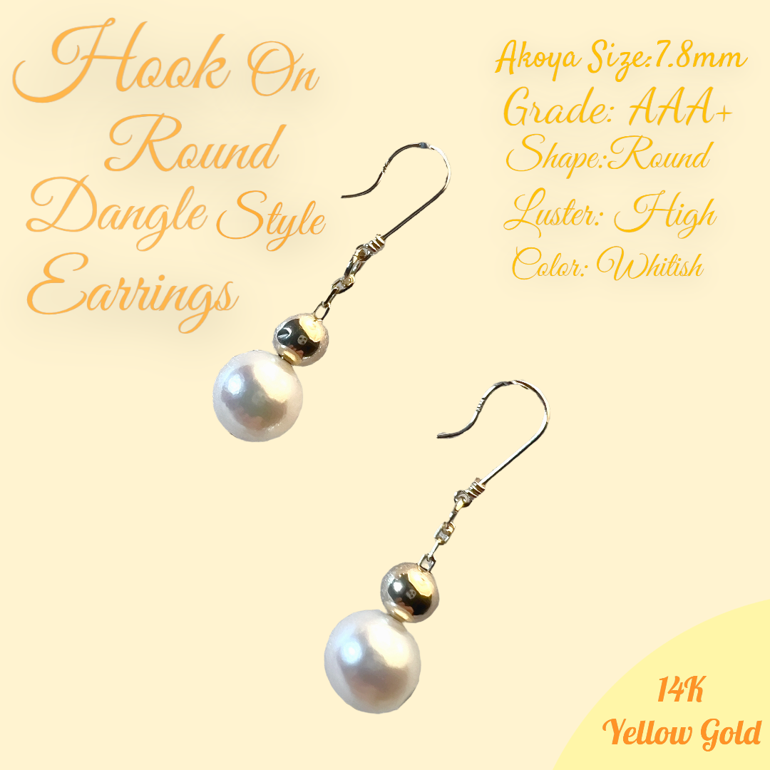 Hooked On Round Dangle Style Earrings