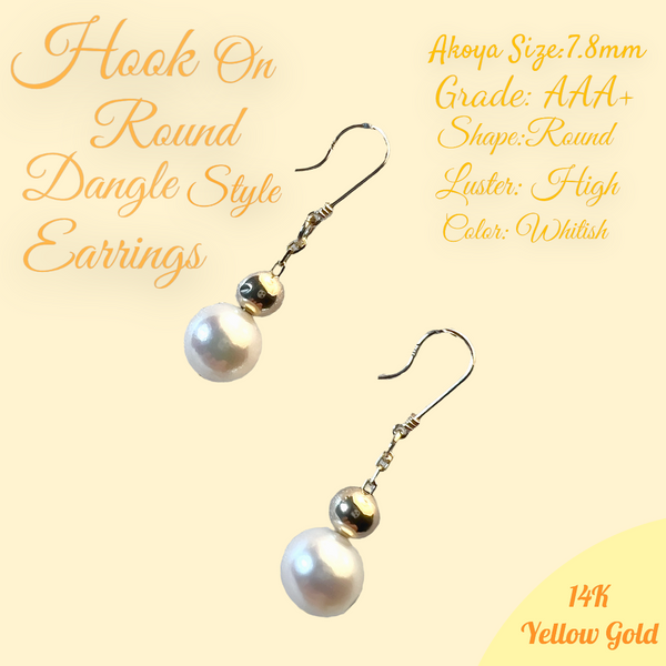 Hooked On Round Dangle Style Earrings